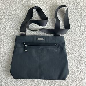 Baggallini Crossbody Bag Gray Nylon